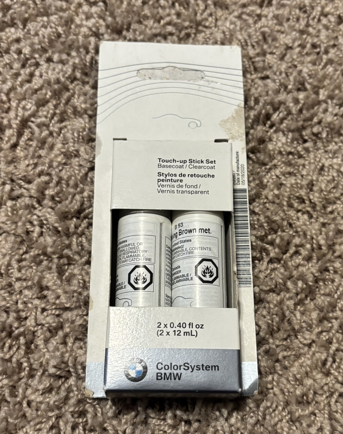 BMW ColorSystem Touch-up Stick Set - Brown