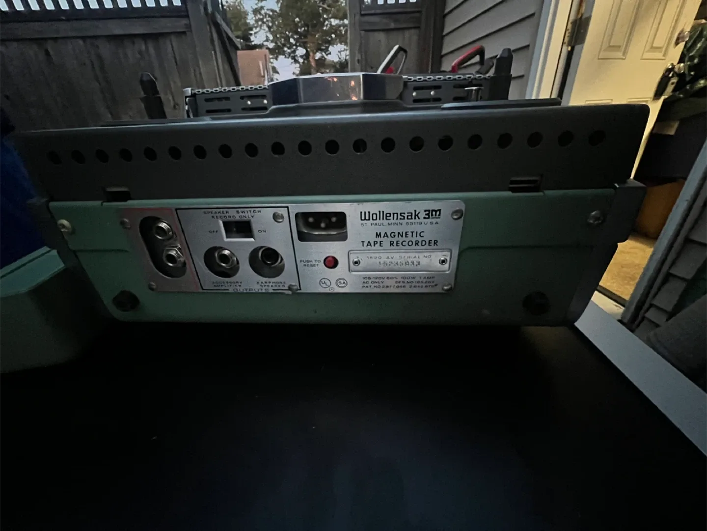 Wollensak 3M Model 1520 Tape Recorder vintage image indicator(9)