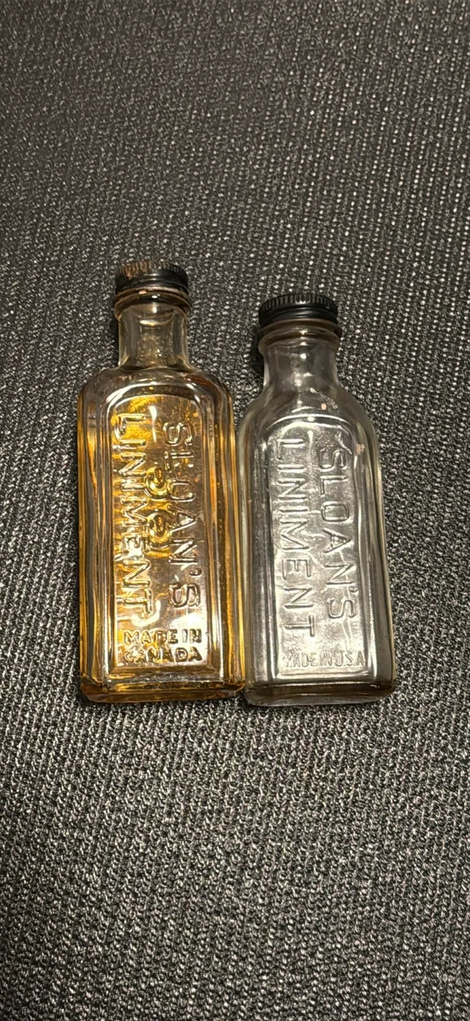 Vintage Sloan's Liniment Bottles thumbnail