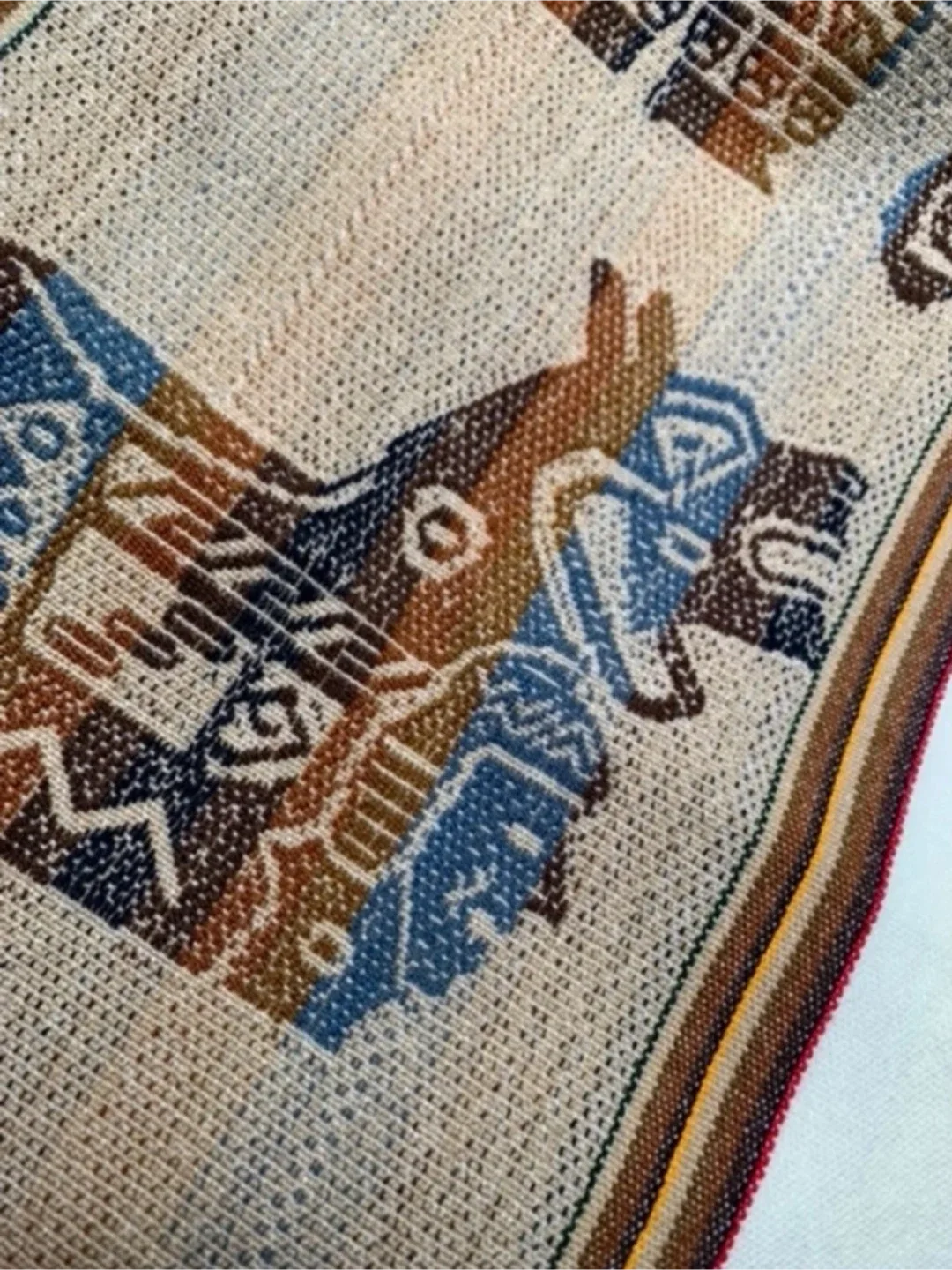 🆕Large Handwoven tablecloth| tapestry image indicator(7)