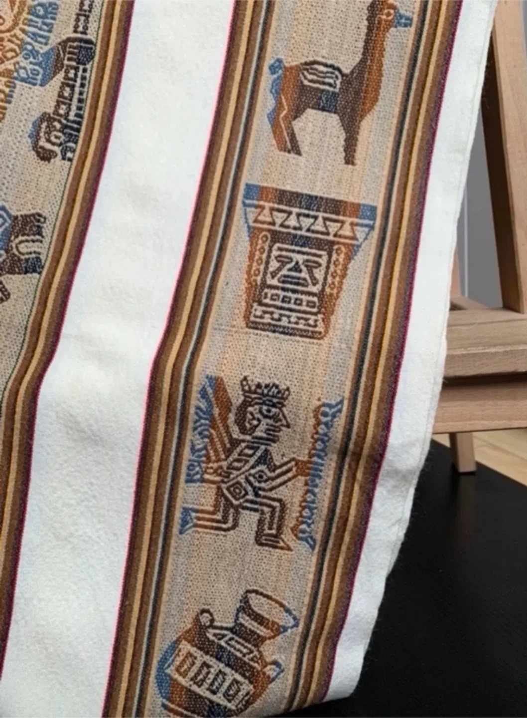 🆕Large Handwoven tablecloth| tapestry image indicator(4)