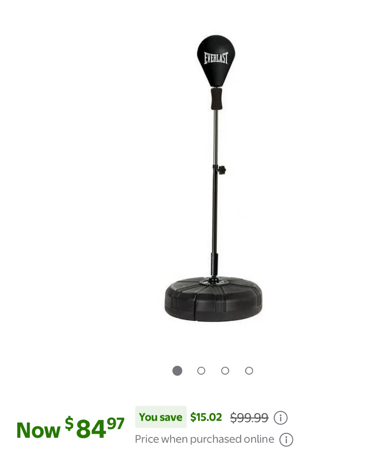 Everlast Reflex Boxing Punching Bag