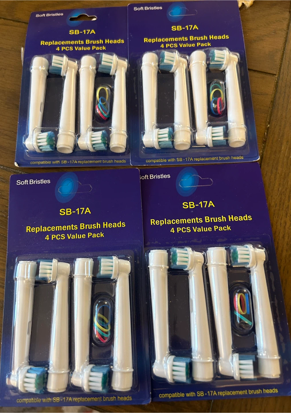 SB-17A Replacement Brush Heads - 4 Packs - photo 2