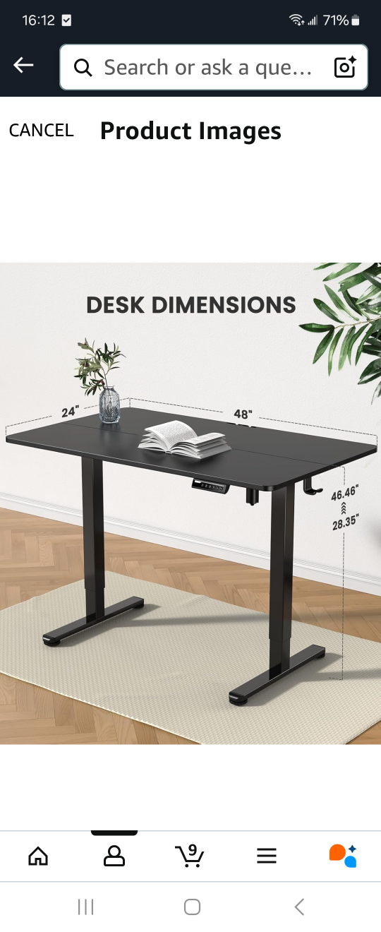 Electric Standing Desk, adjustable height - photo 2