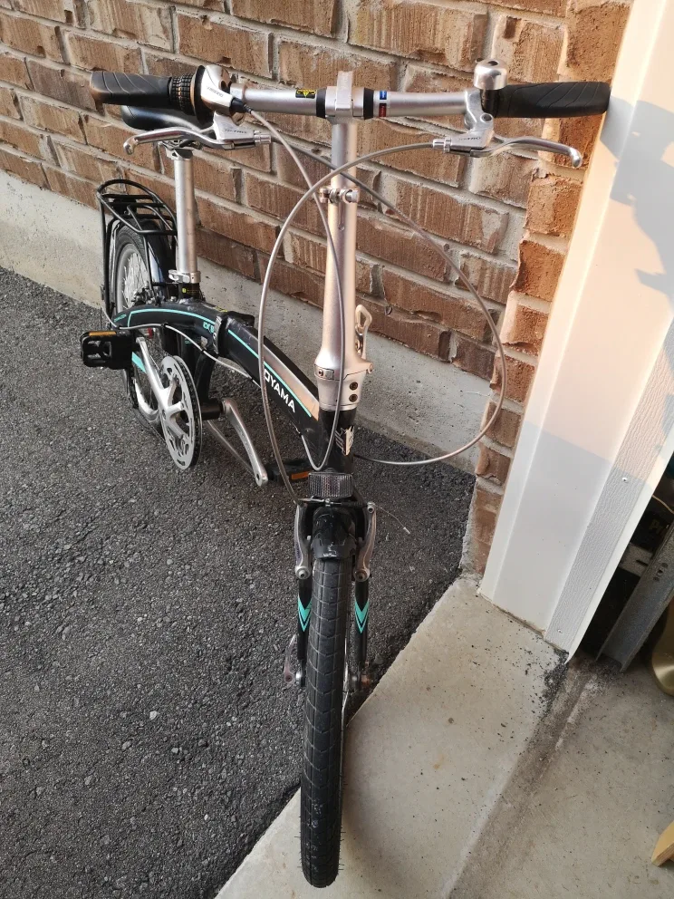 Oyama CX8 Folding Bike - Black thumbnail