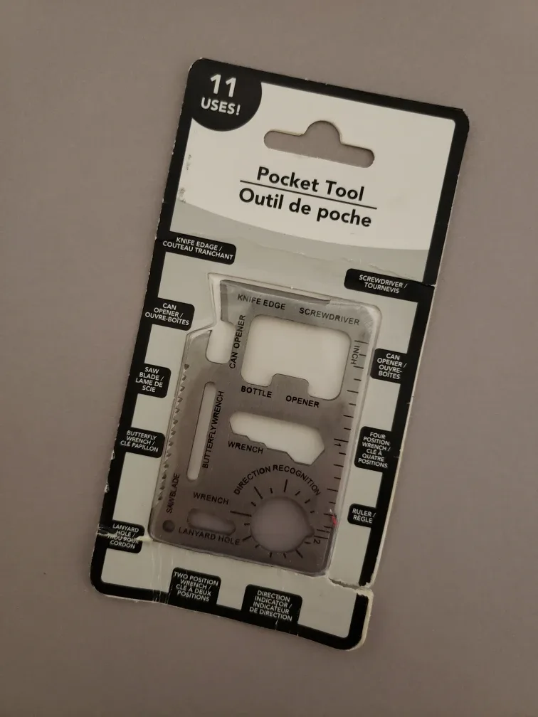 Pocket Tool - 11 Uses! thumbnail