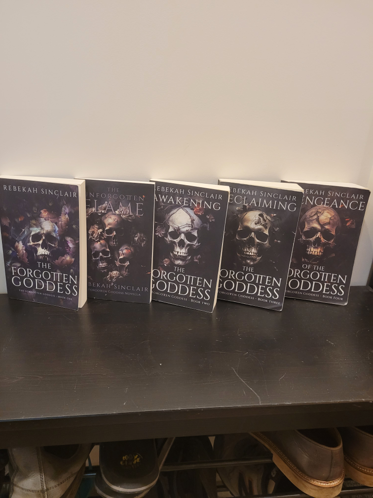 The Forgotten Goddess Book Series by Rebekah Sinclair