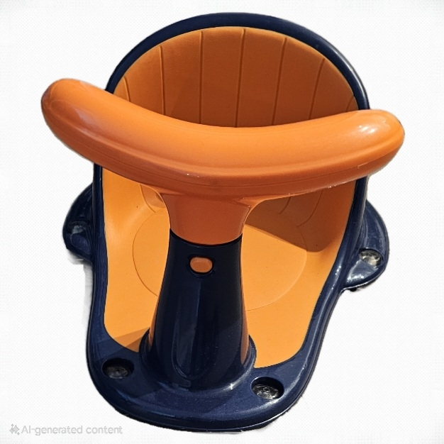 Blue & Orange Baby Bath Seat - photo 3