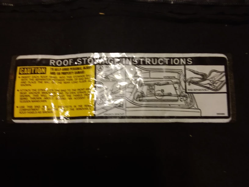 🚘 ➡️ GM Sun Roof Window Storage Bag  🚘 - photo 4
