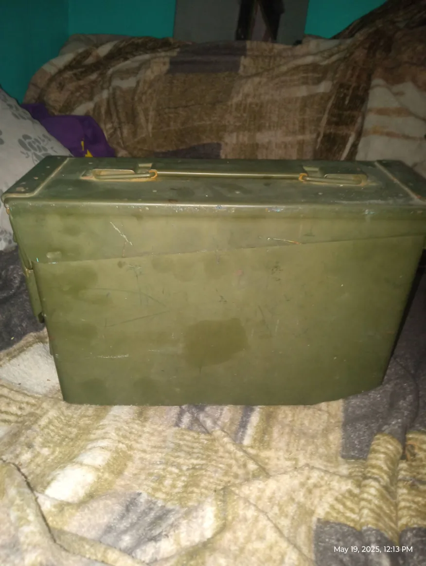 Green Metal Ammunition Box thumbnail