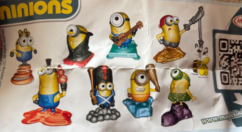 limited edition Minions Kinder Surprise Toys thumbnail