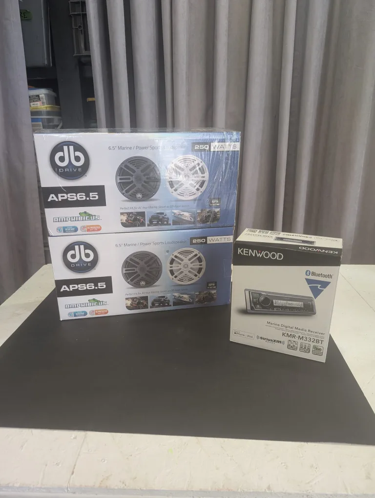 Marine Speakers and Stereo - boat, atv, car, truck thumbnail
