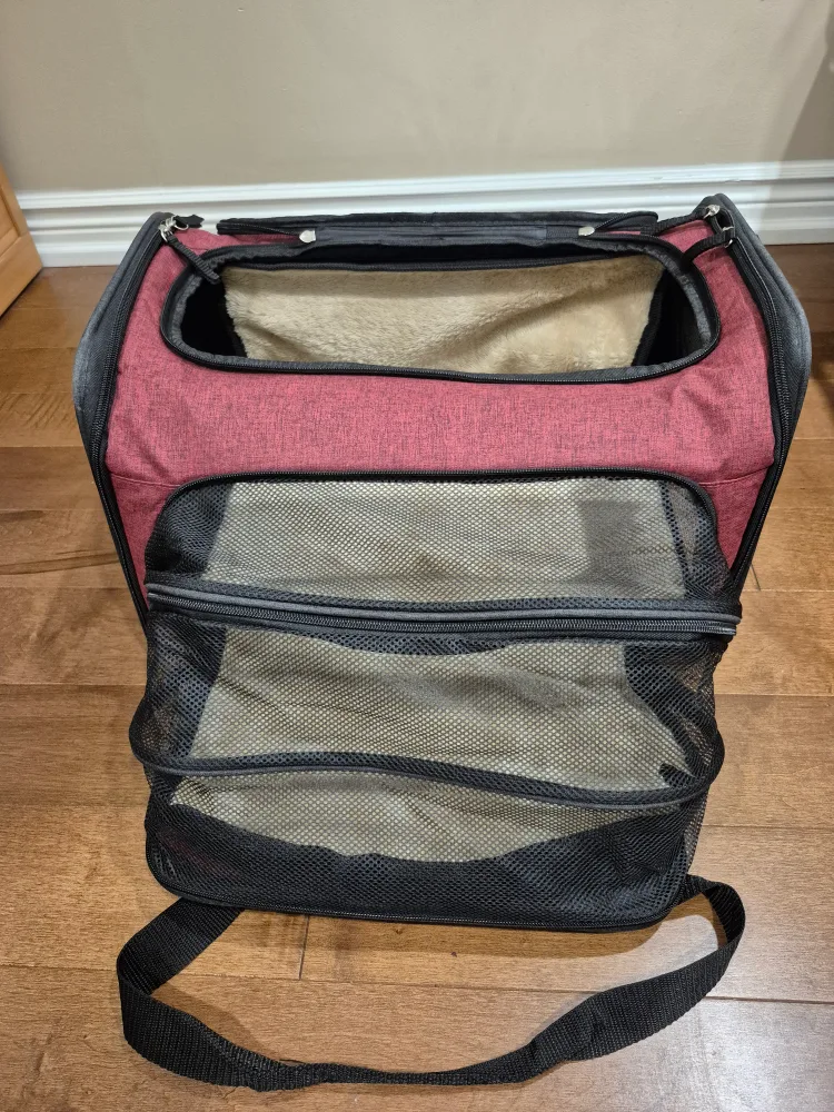 Pet Peppy Pet Carrier - Burgundy image indicator(3)