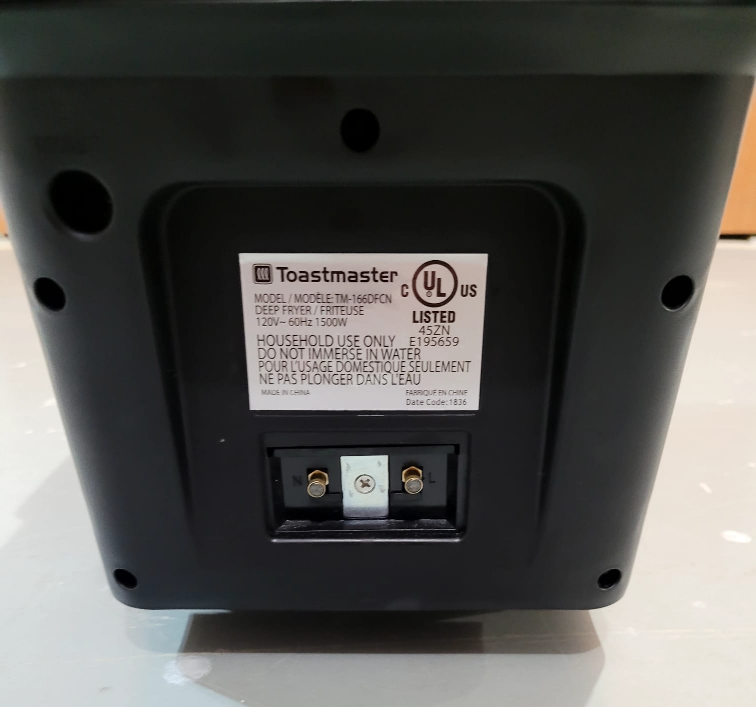 Toastmaster TM-166DRCN Deep Fryer - photo 4