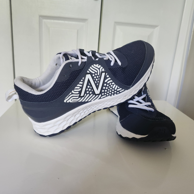 New Balance  Fresh Foam Turf Baseball Men  Sz 9.5 Navy Sneakers - photo 2