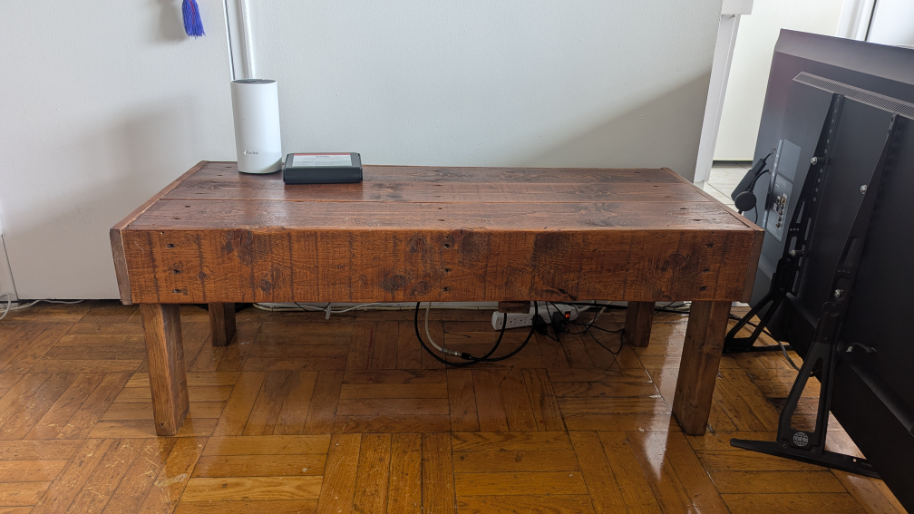 Handmade Wooden Coffee Table - photo 2