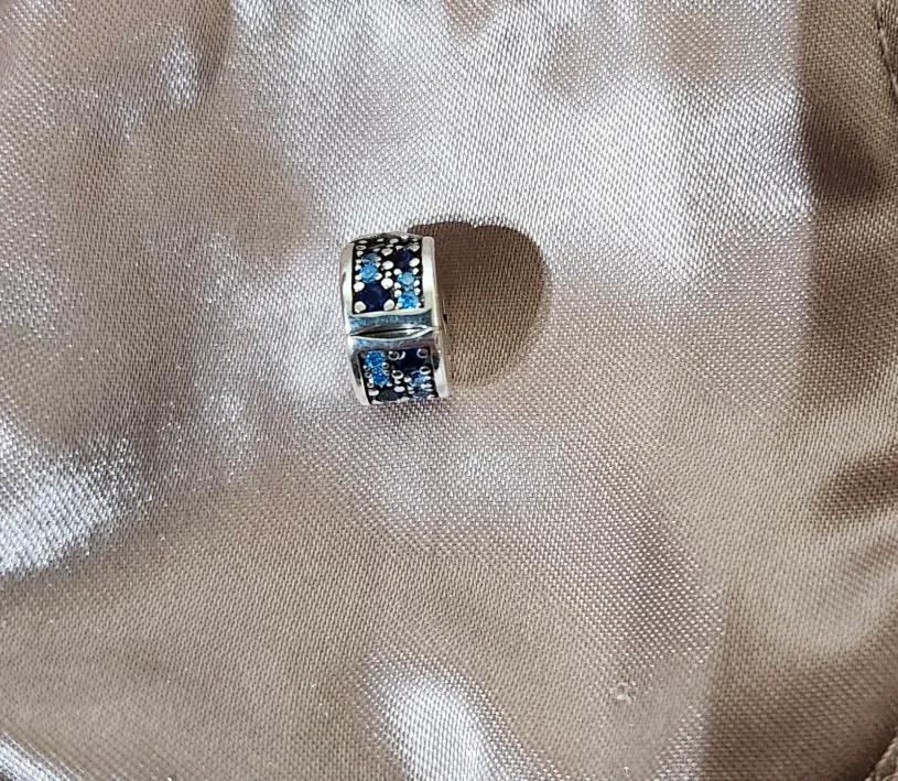Blue gem Star Clip Charm thumbnail