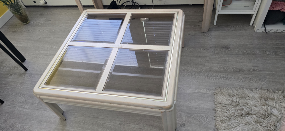 Glass Top Coffee Table