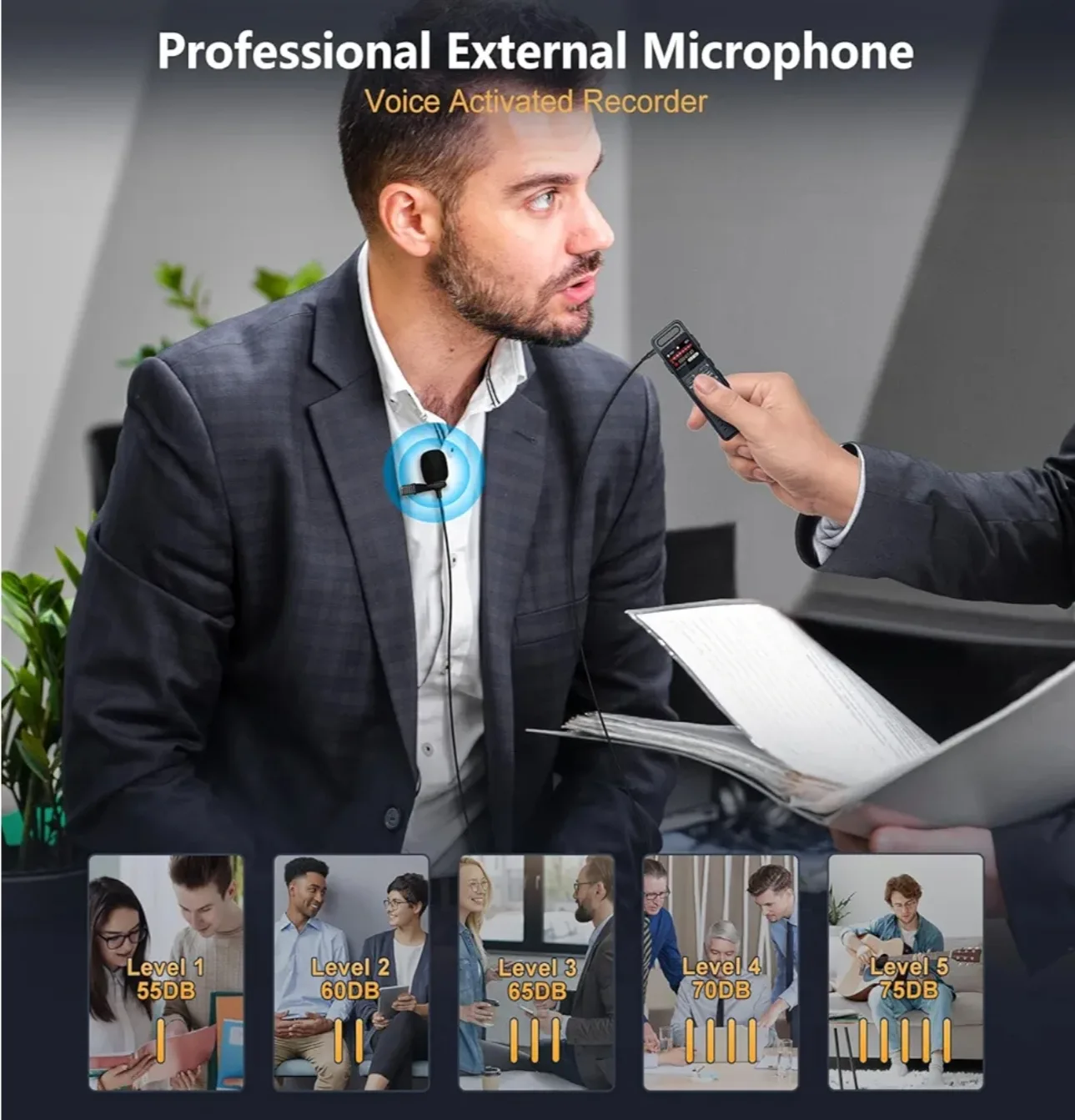 New. Ponovo Voice Activated Recorder - 160GB image indicator(3)