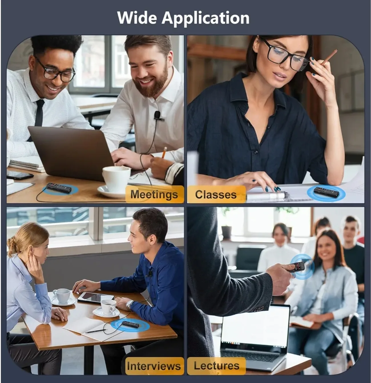 New. Ponovo Voice Activated Recorder - 160GB image indicator(5)