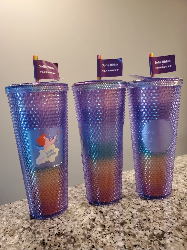 BRAND NEW Starbucks Sofie Birkin Studded Tumbler - 24oz image indicator(2)