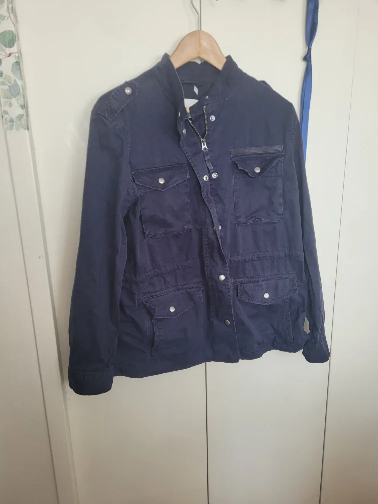 GAP Utility Jacket - Size M Tall - Navy Blue thumbnail