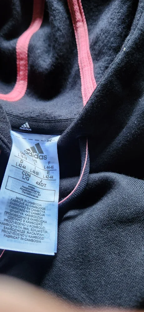 Adidas Black Hoodie - Size L/G image indicator(2)