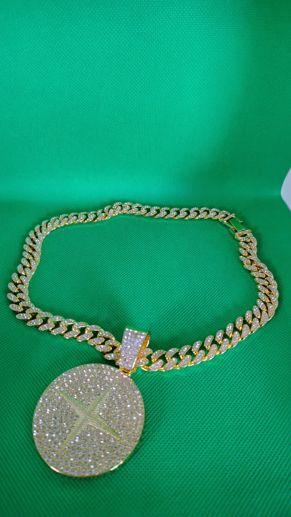 Gold-tone Chain with Medallion Pendant thumbnail