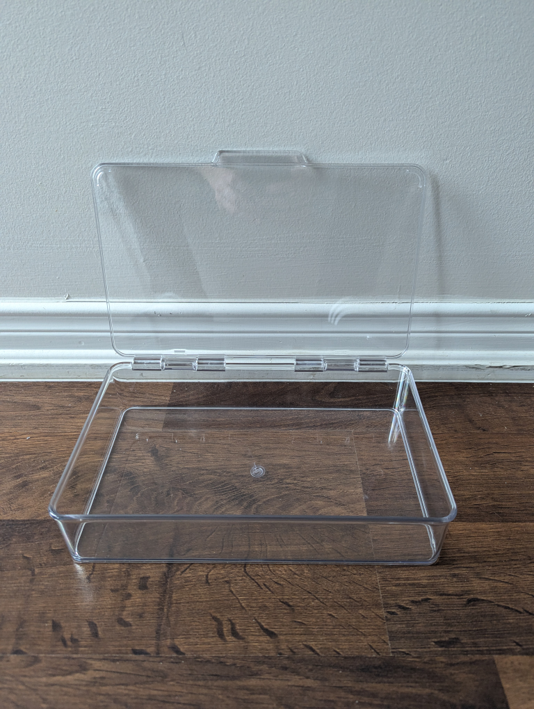mDesign Clear Plastic Stackable Storage Box - organizers - photo 2