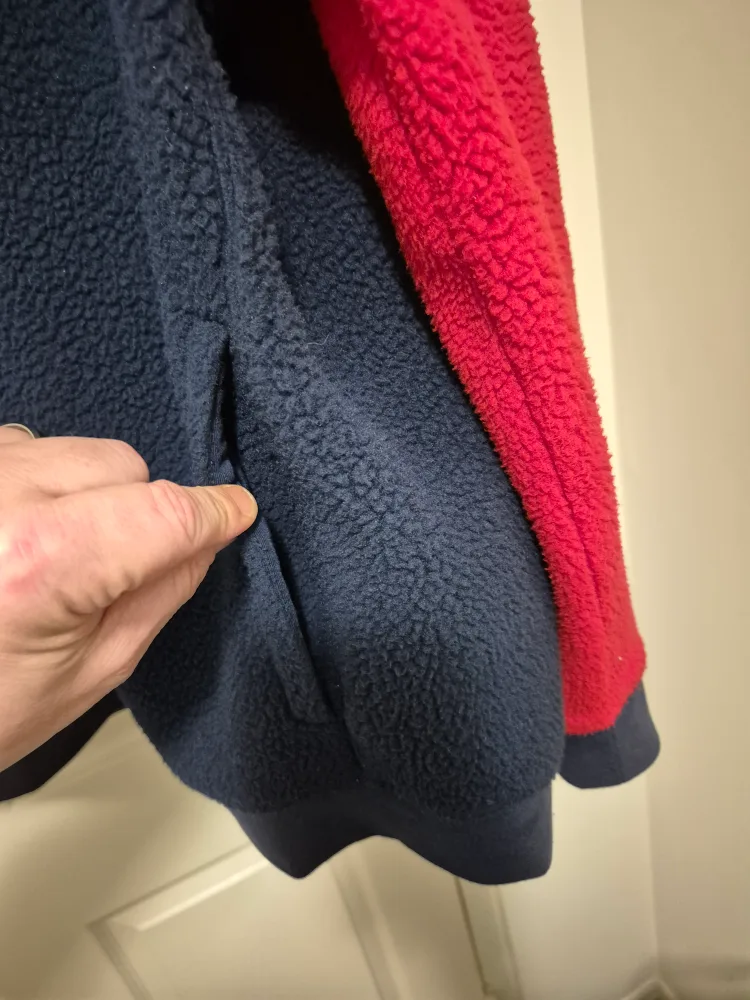 Nautica Blue&Red Fleece Jacket Size XL image indicator(5)