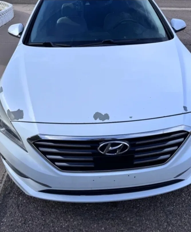 2015 to 2017 Hyundai Sonata White Front Bumper
