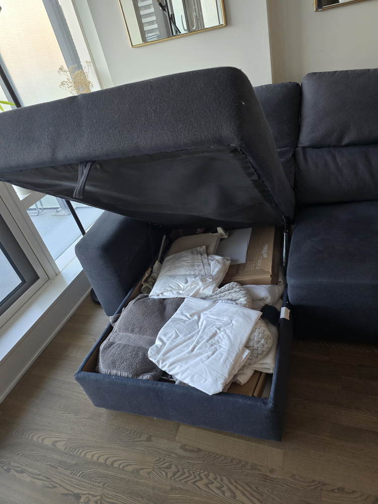 Structube Sectional Sofa (Pull Out) + Cushions - photo 3