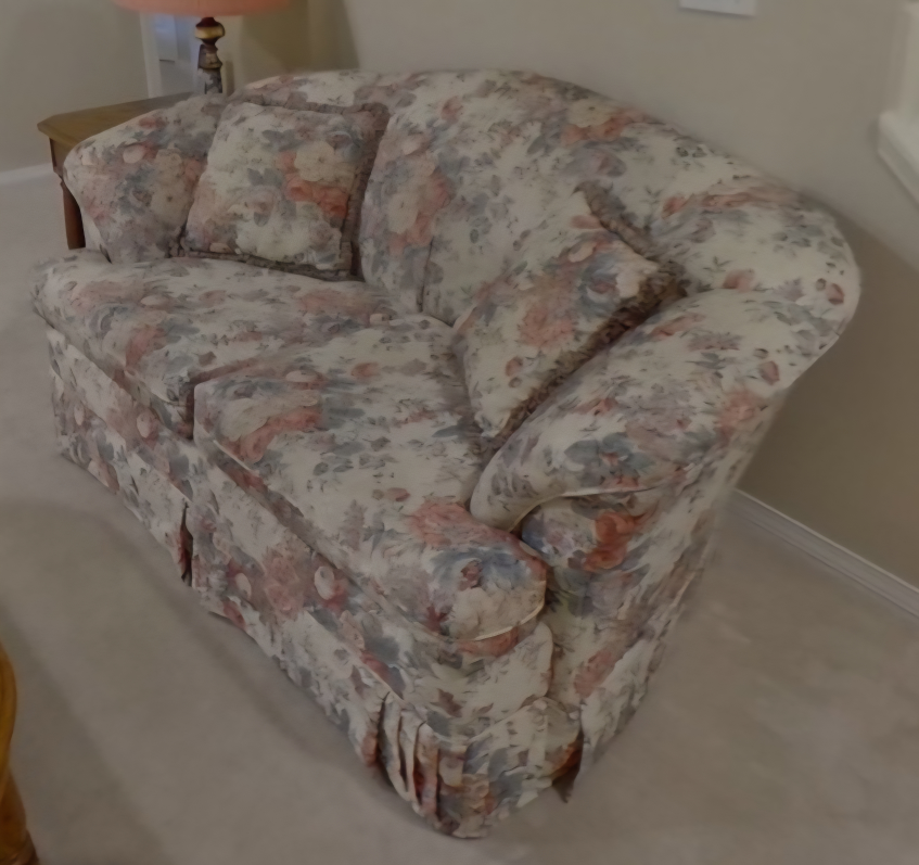 Floral Loveseat / sofa - photo 2