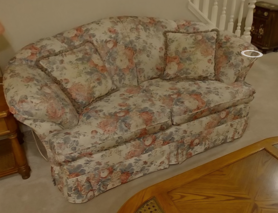 Floral Loveseat / sofa - photo 3
