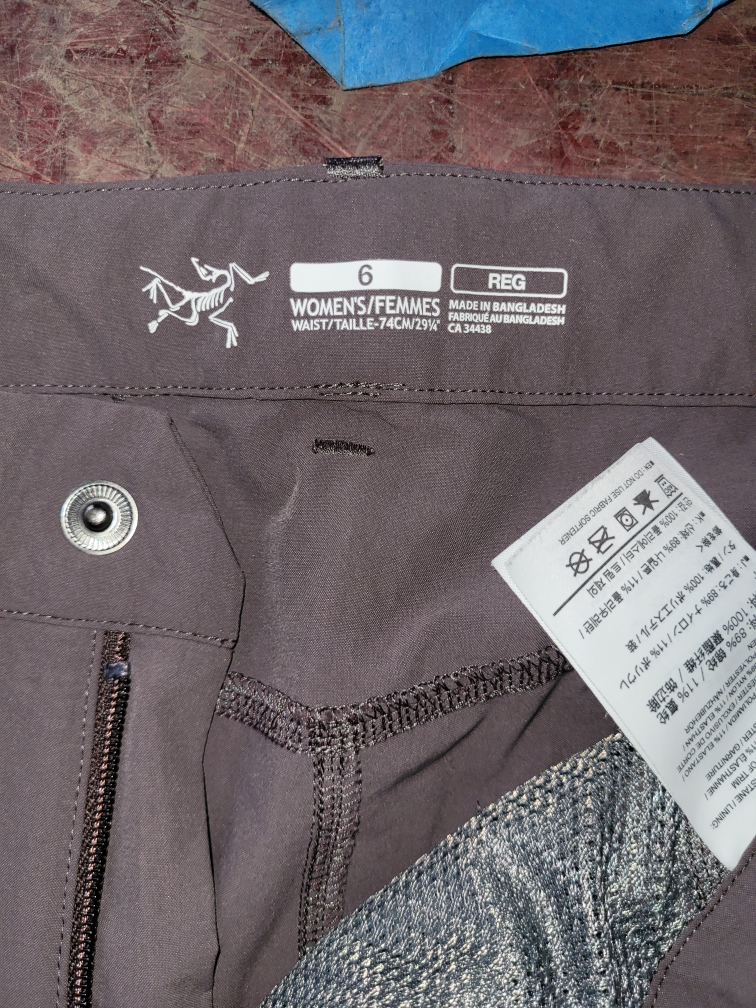 Arc'teryx Palisade Pant Women's Size 6 Brown - photo 2