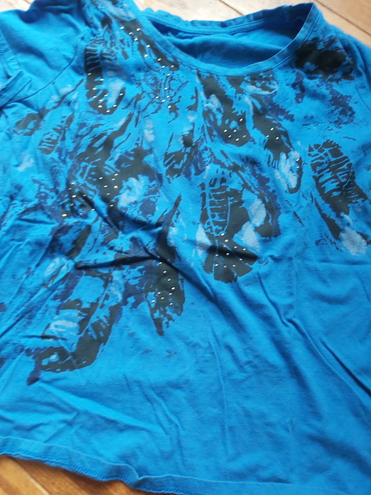 Jessica Blue T-Shirt - Size M (10-12)