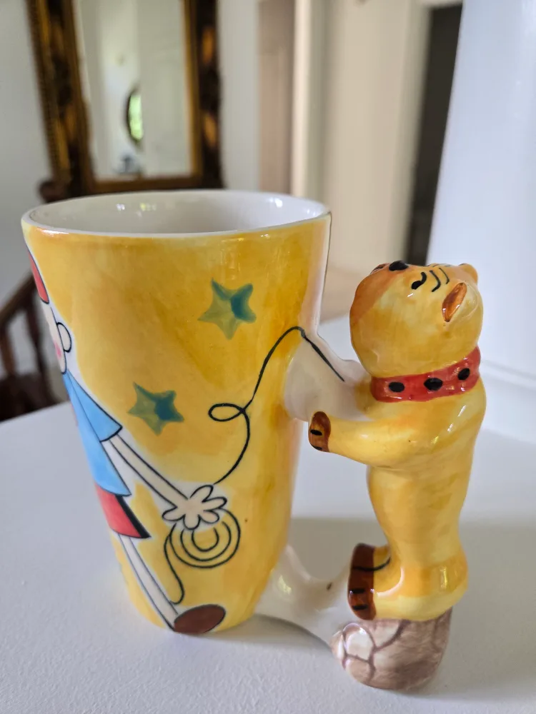 Novelty Mug with Boy and Bear Design image indicator(2)