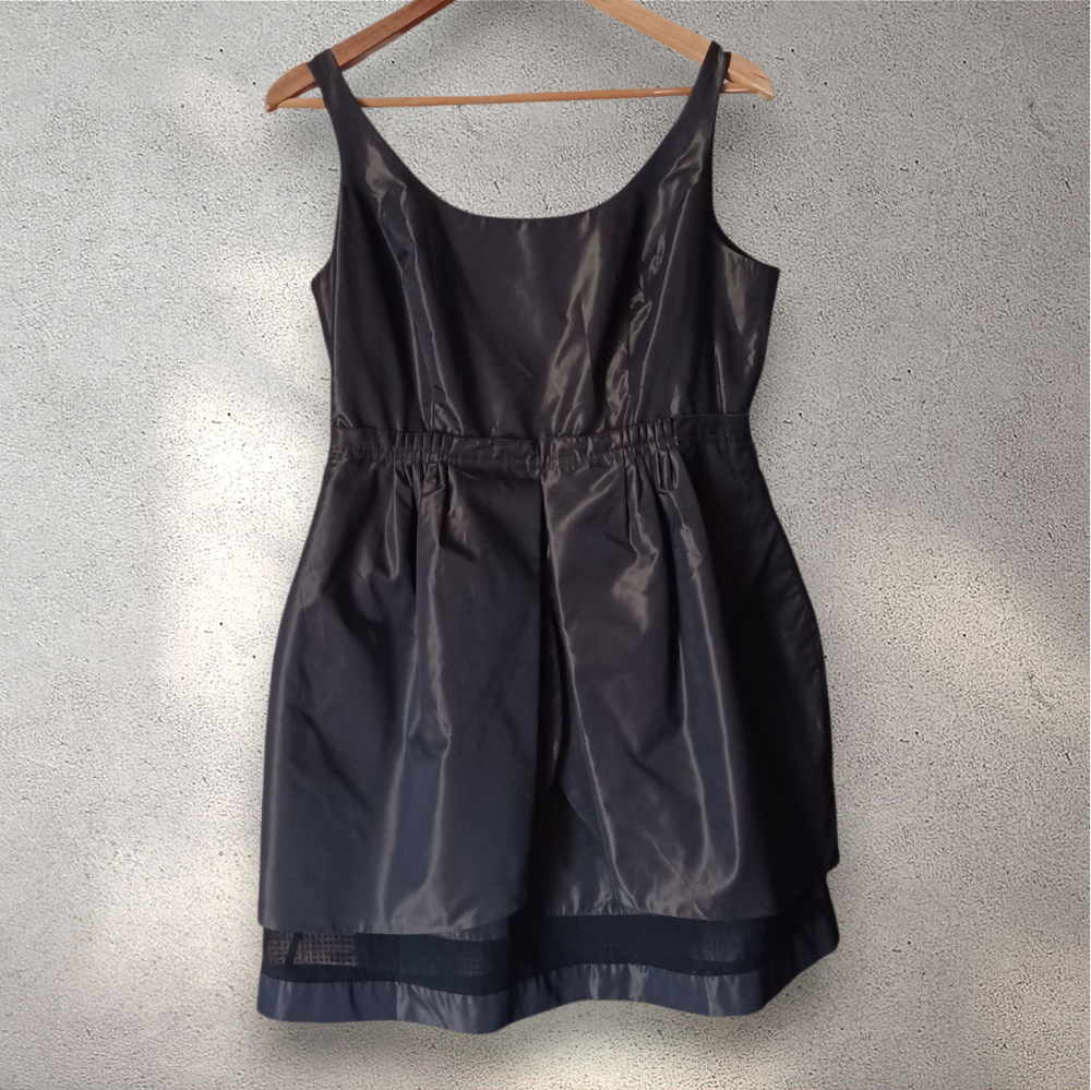 BCBGeneration Dark Chocolate Metallic  Mini Dress  Size 10