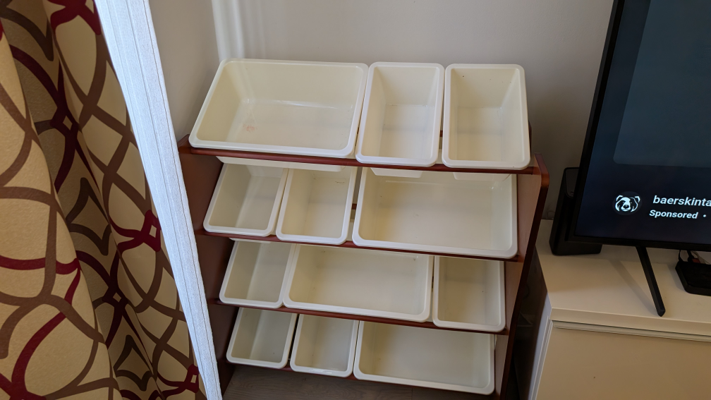 Kids Toy Storage Organizer with Bins