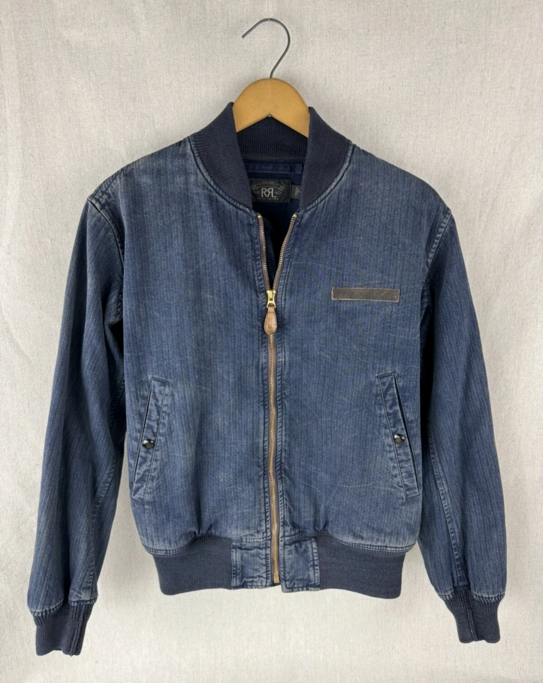 Ralph Lauren RRL Denim Bomber Jacket - Size M