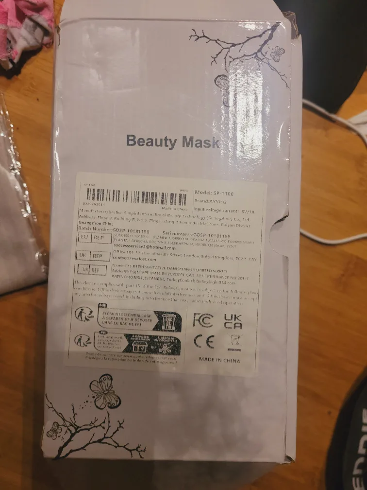 Ayyhg Beauty Mask SP-1100 image indicator(3)