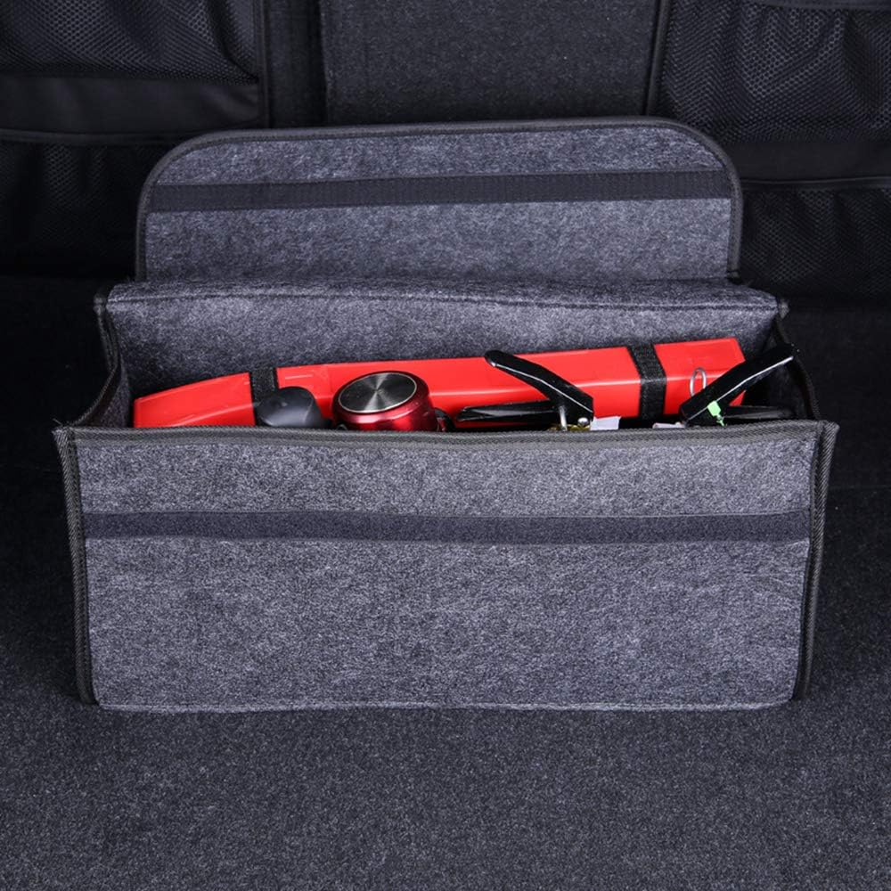 Car Trunk Organizer - Grey Felt, 50x25x15cm