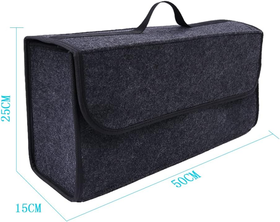 Car Trunk Organizer - Grey Felt, 50x25x15cm - photo 2