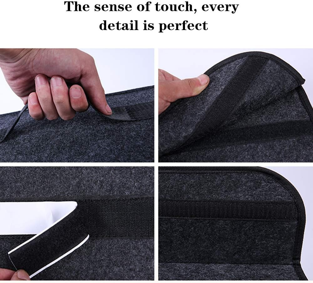 Car Trunk Organizer - Grey Felt, 50x25x15cm - photo 3