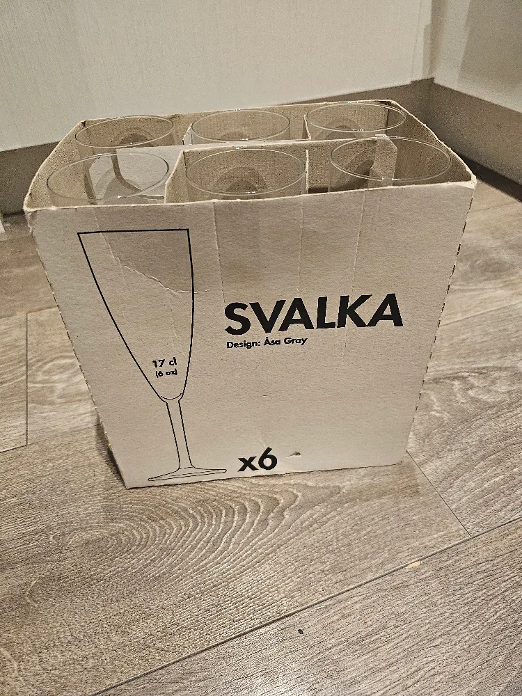 IKEA Svalka Champagne Glasses - Set of 6 image indicator(3)