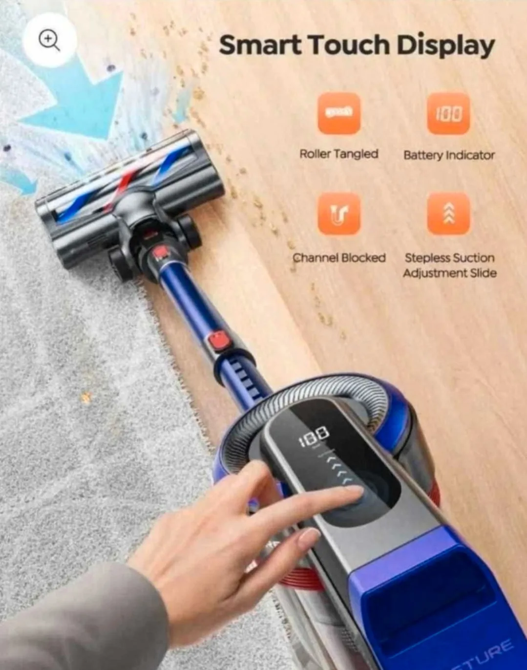 Inteture Cordless Vacuum JR400 image indicator(9)