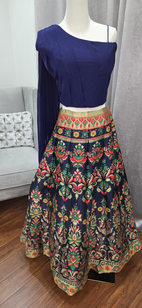 Floral Lehenga Choli Set - Indian Outfit - photo 2