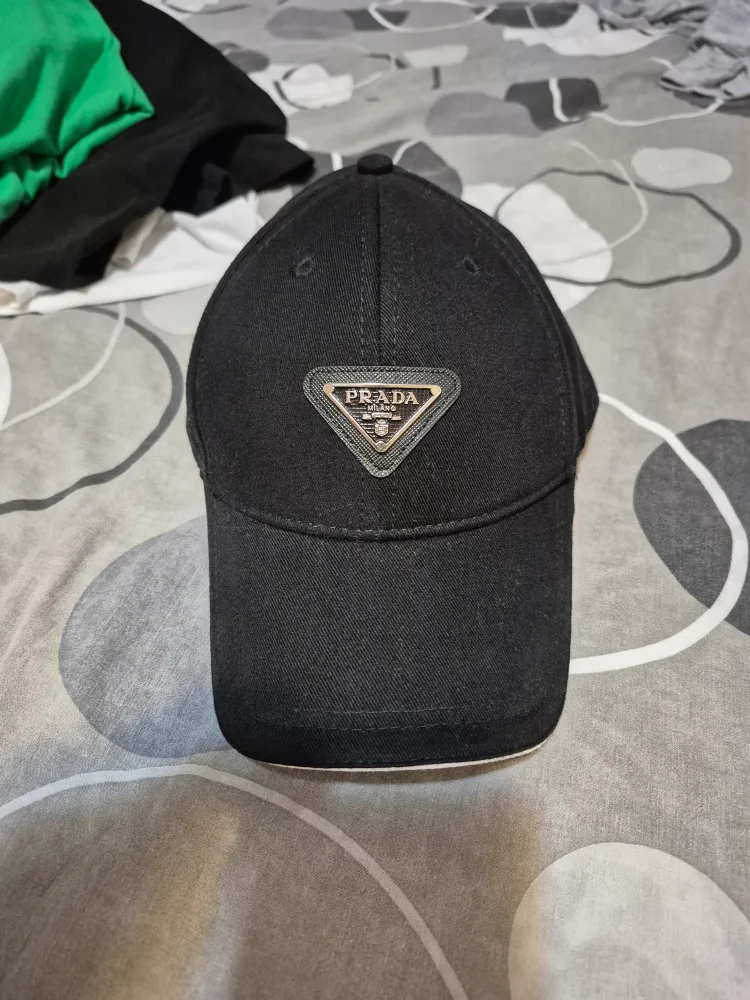 Prada Black Baseball Cap thumbnail