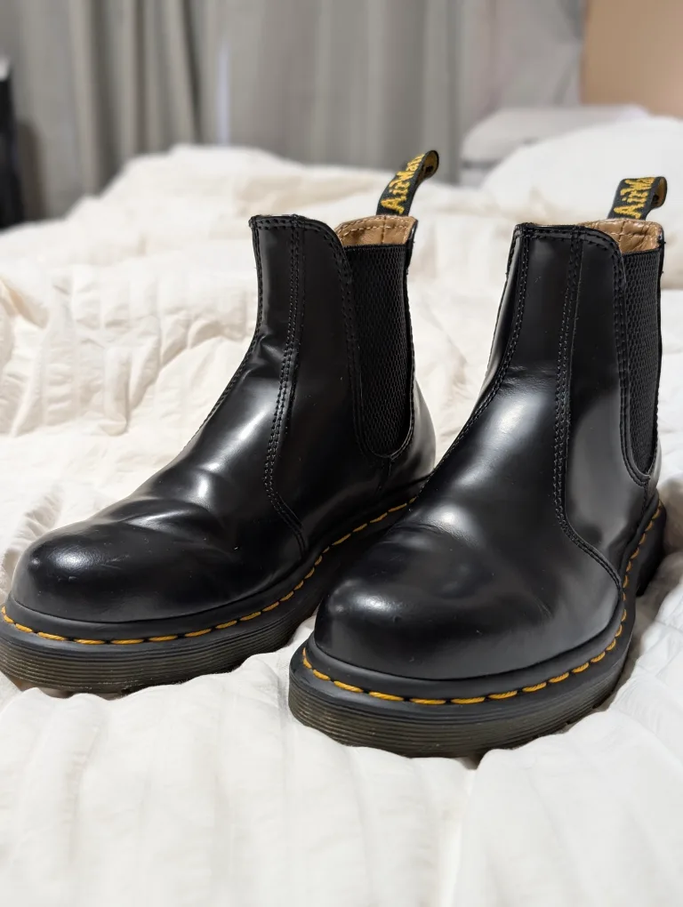 Dr. Martens 2976 Black Leather Chelsea Boots