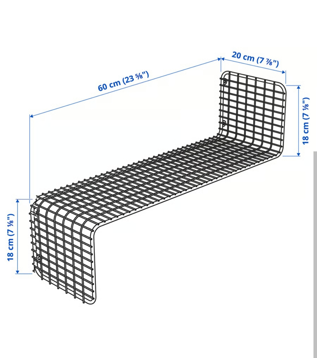 IKEA Gold Wall Shelf - photo 2